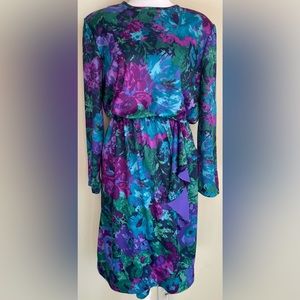 VINTAGE 1980s-1990s BLAIR PULLOVER ELASTIC WAIST WITH SIDE RUFFLE DETAIL, 14P